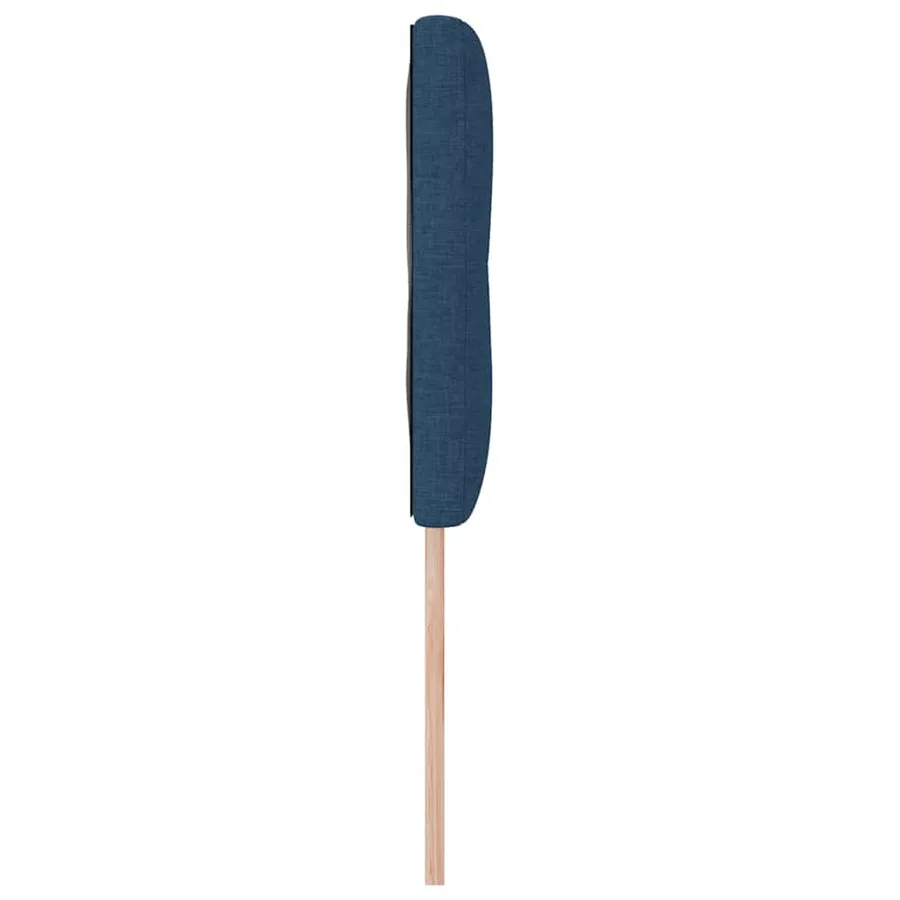 Tête de lit LED avec bandes LED Bleu 144 cm tissu - 6