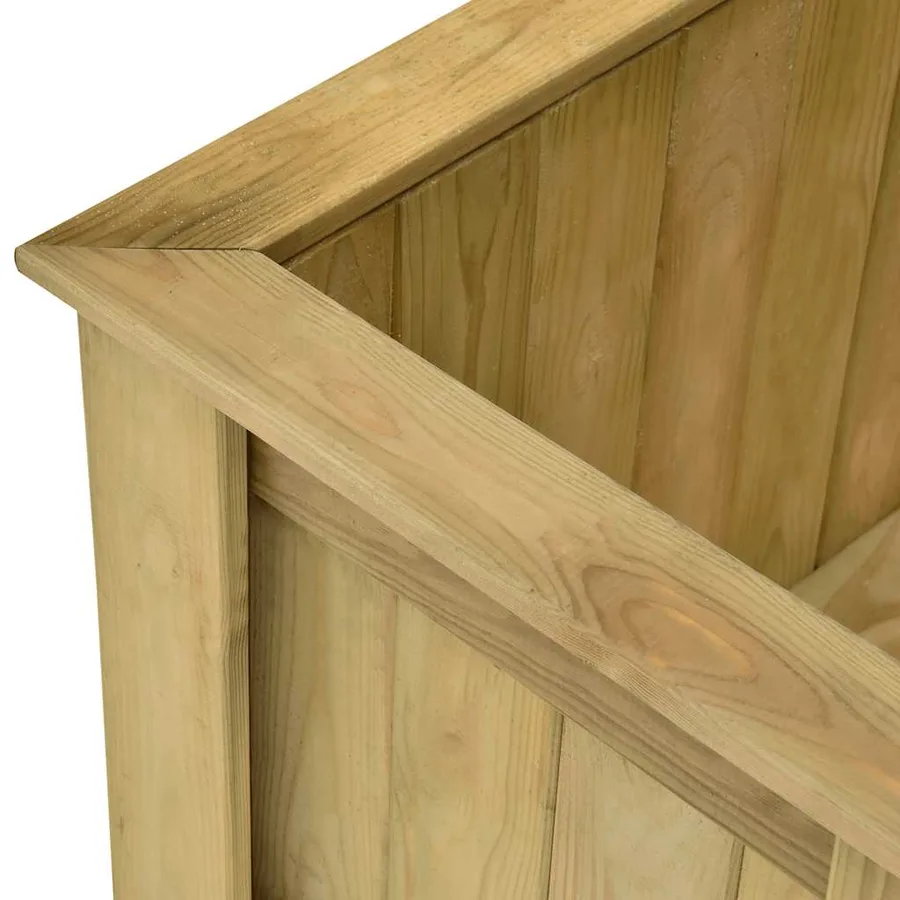 Jardinière surélevée 196x100x50 cm Bois de pin imprégné - 9