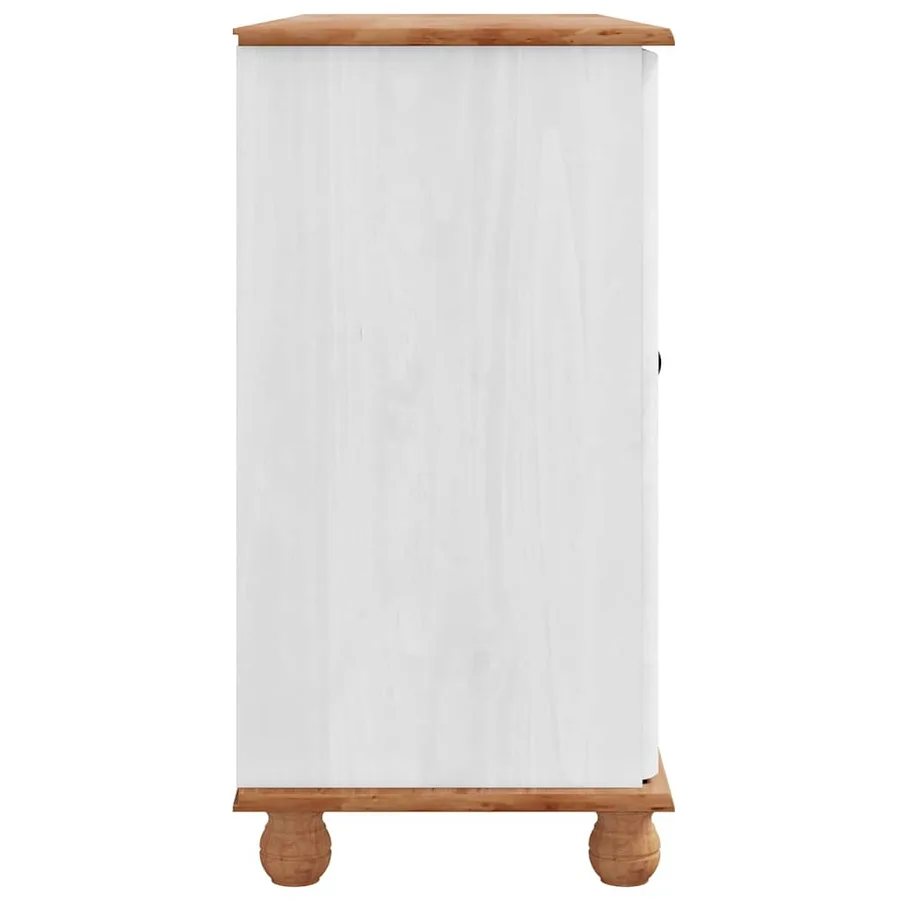 Buffet avec tiroir ASKIM 133,5 x 40 x 79 cm Bois de pin massif - 7