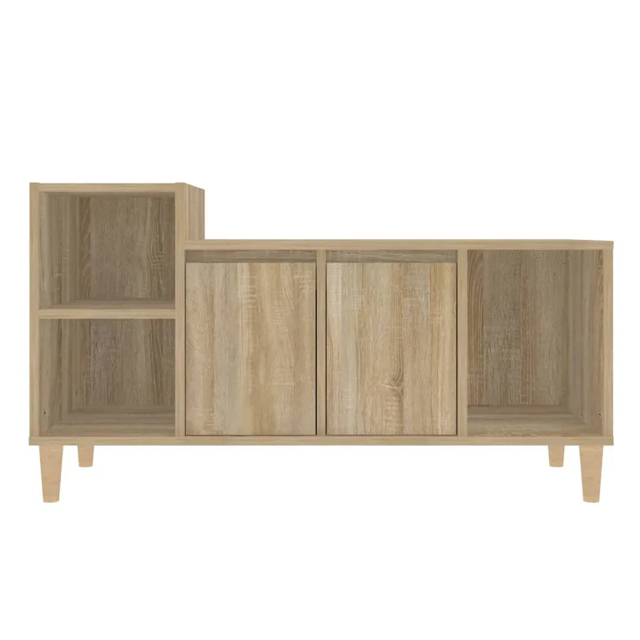 Meuble TV Chêne sonoma 100x35x55 cm Bois d'ingénierie - 5