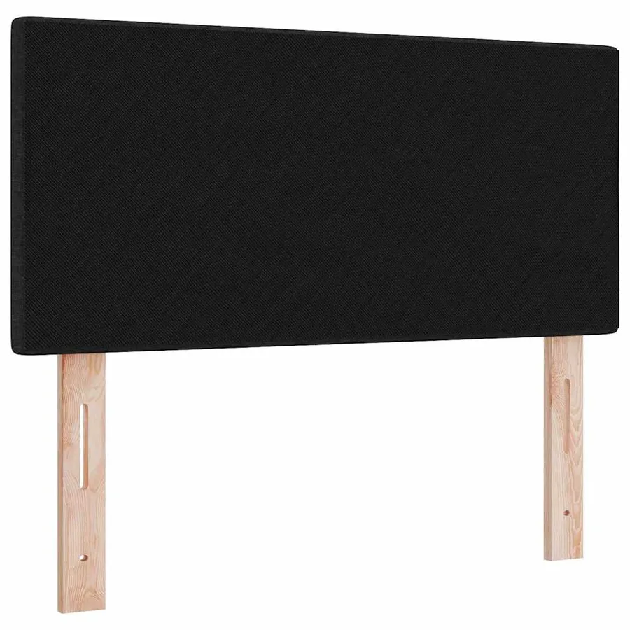 Tête de lit LED avec bandes LED Noir 90 cm tissu - 7