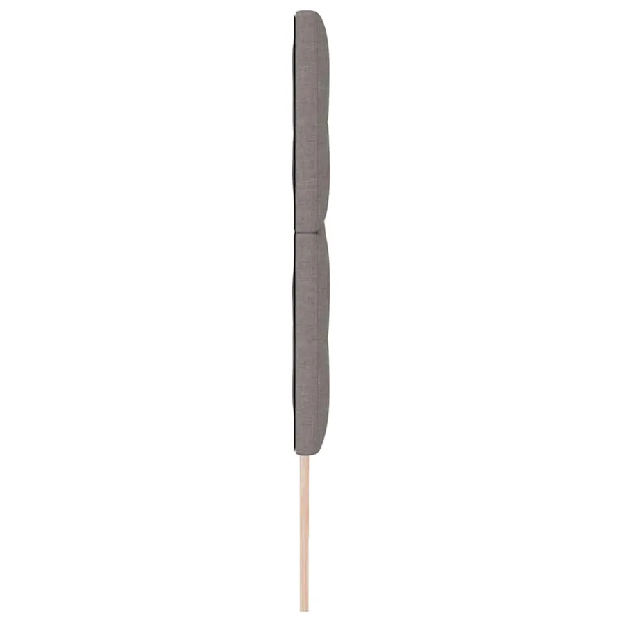 Tête de lit LED avec bandes LED Taupe 180 cm tissu - 6
