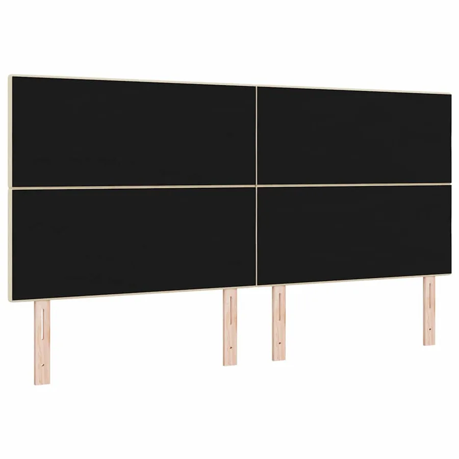 Tête de lit réglable en hauteur Crème 200 cm tissu - 6