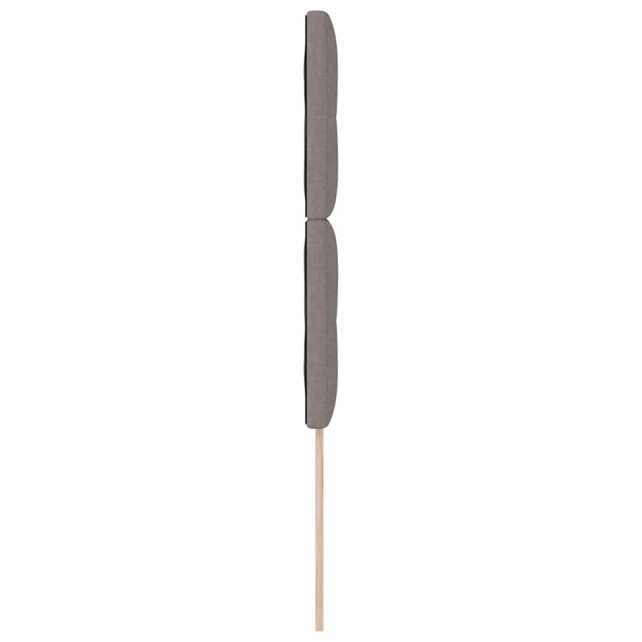 Tête de lit réglable en hauteur Taupe 100 cm tissu - 5