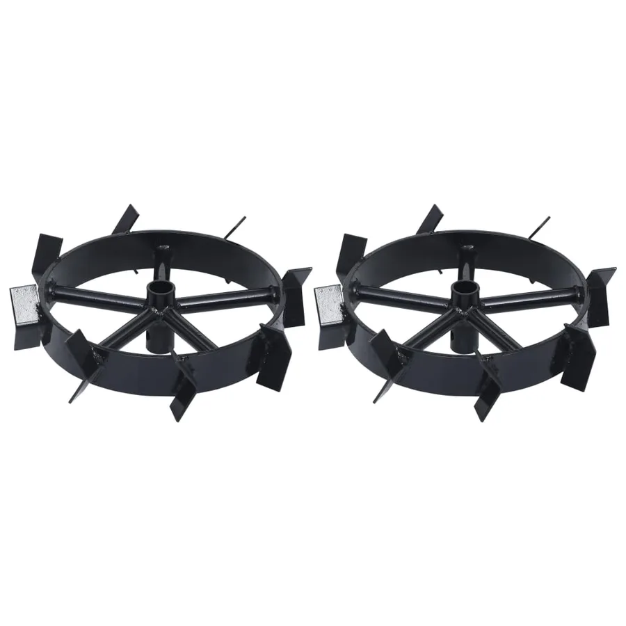 Roues métalliques pour cultivateur à essence 6,5 ch 2 pcs - 4