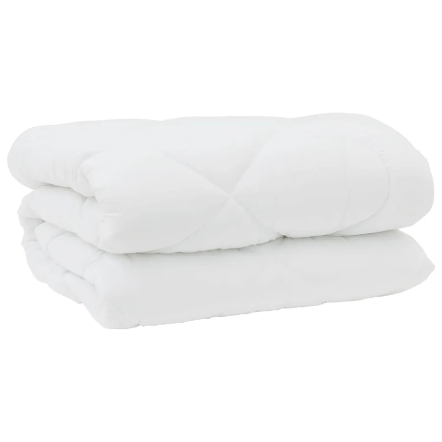 Duvet d'hiver avec oreiller 3 pcs Blanc Microfibre - 4
