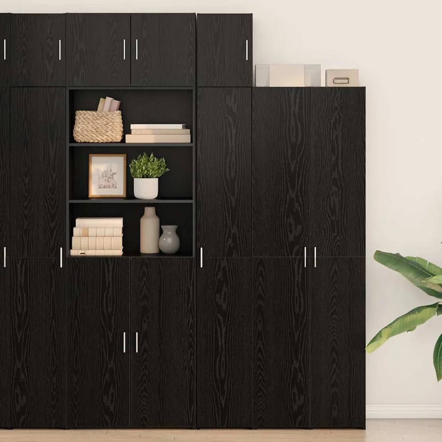 Armoire Murale Chêne noir 30 x 42,5 x 39,5 cm Bois d'ingénierie