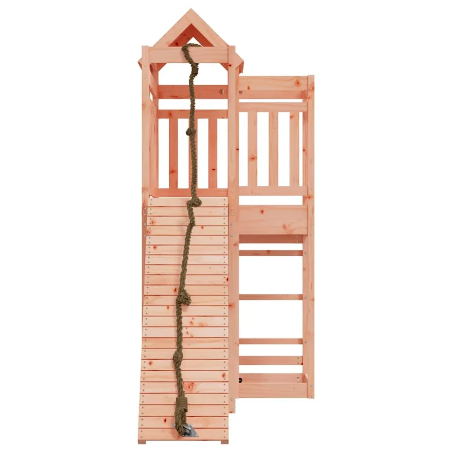Maisonnette de jeu avec mur d'escalade bois massif Douglas - 4