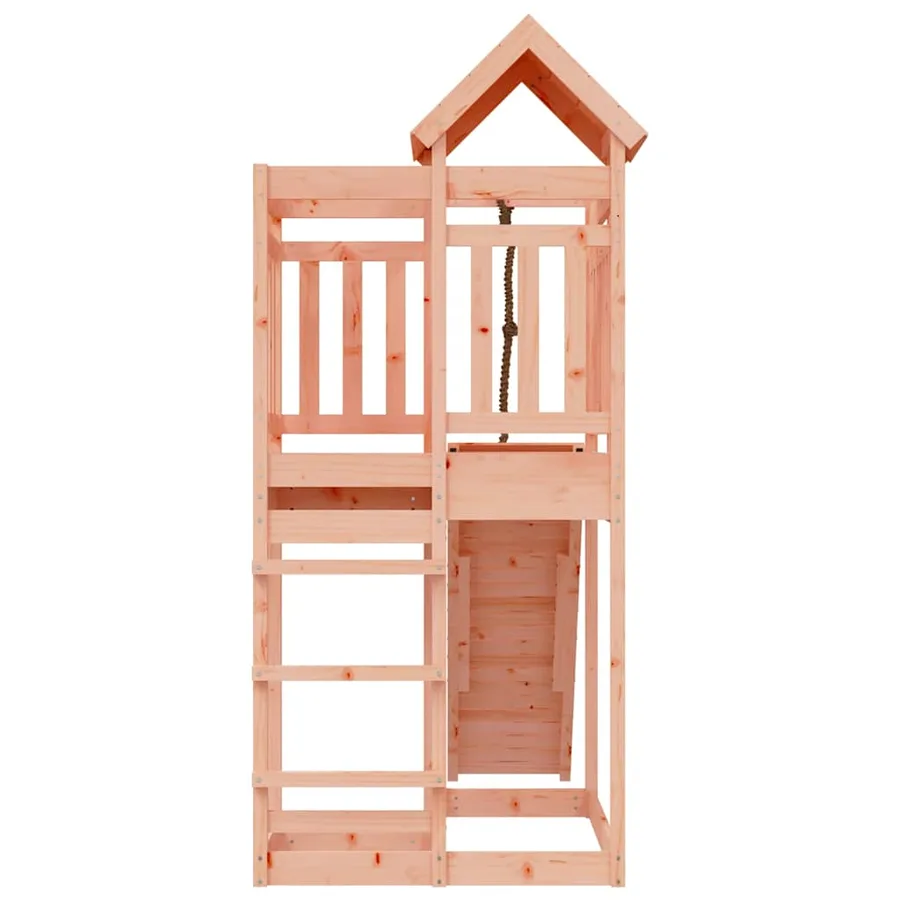 Maisonnette de jeu avec mur d'escalade bois massif Douglas - 5