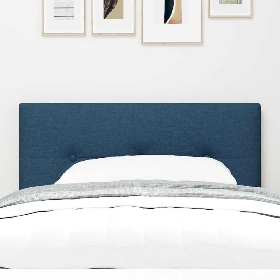 Tête de lit LED avec bandes LED Bleu 90 cm tissu - 3