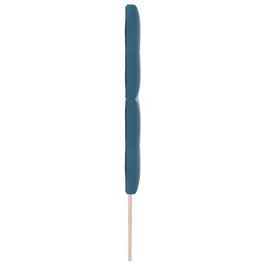 Tête de lit Bleu foncé 200 cm Velours - 5
