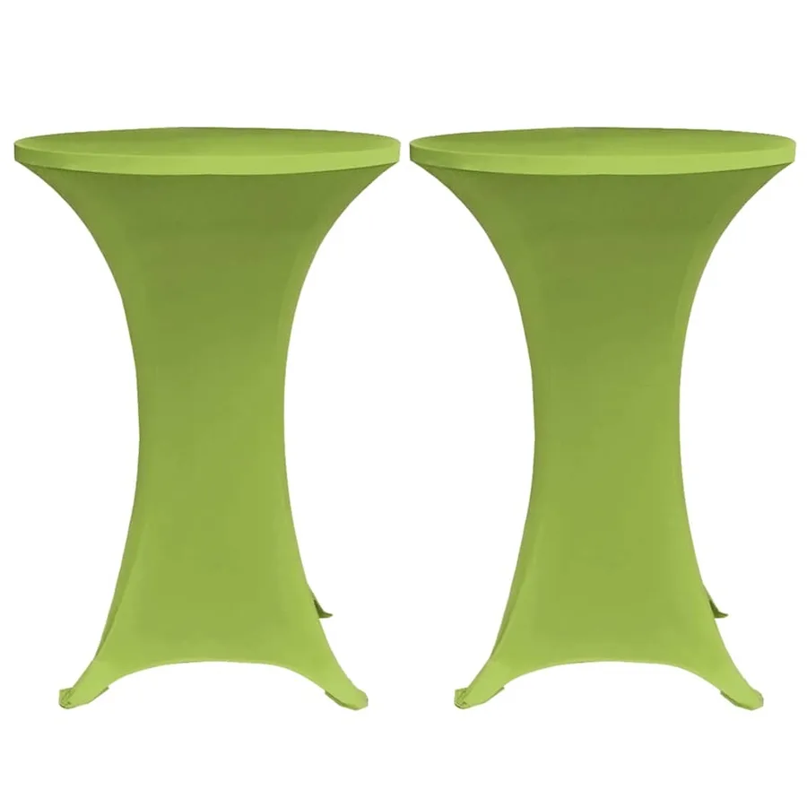 Housses de table extensible 4 pcs 70 cm Vert - 3