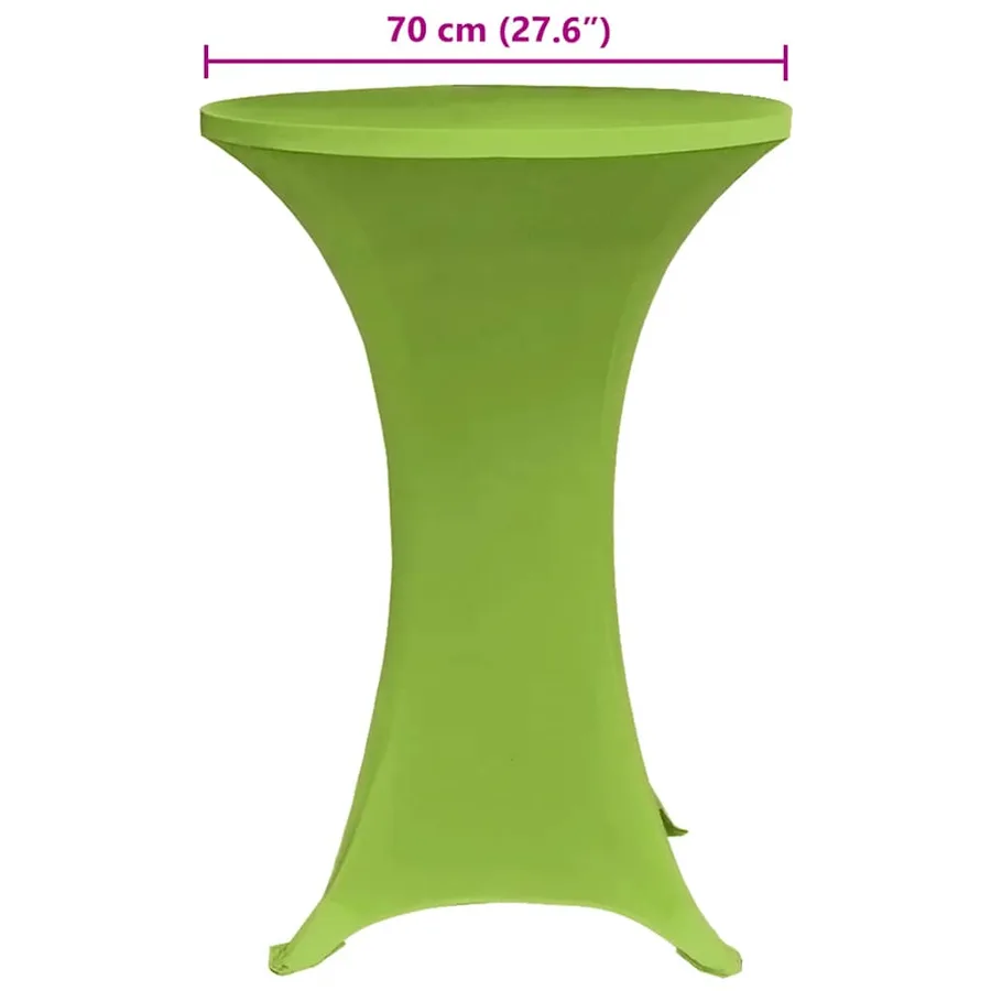 Housses de table extensible 4 pcs 70 cm Vert - 6