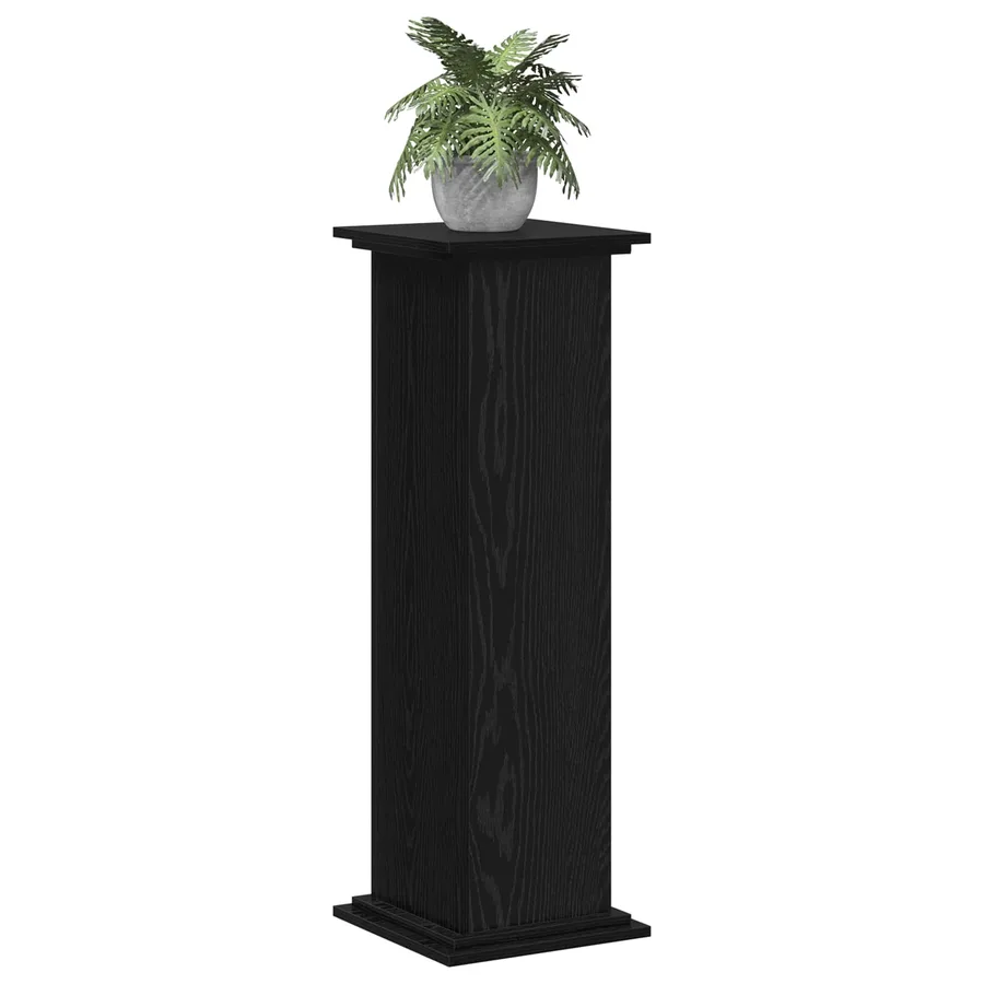 Support de Plante Chêne noir 33 x 33 x 100 cm Bois d'ingénierie - 3