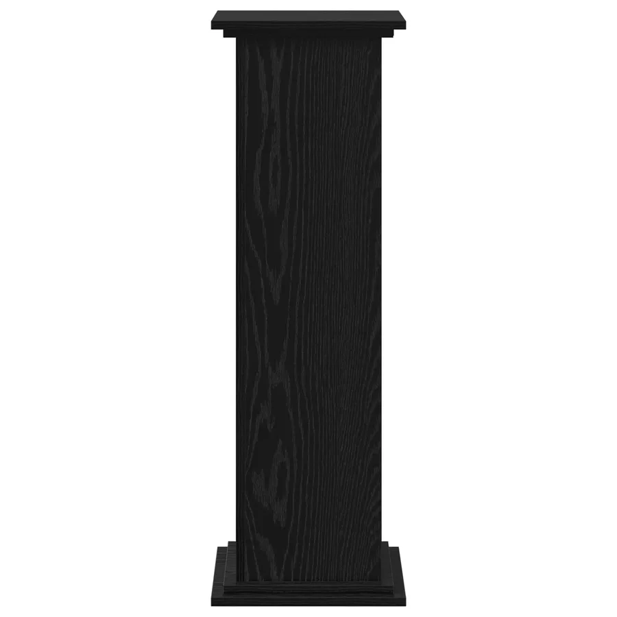 Support de Plante Chêne noir 33 x 33 x 100 cm Bois d'ingénierie - 6