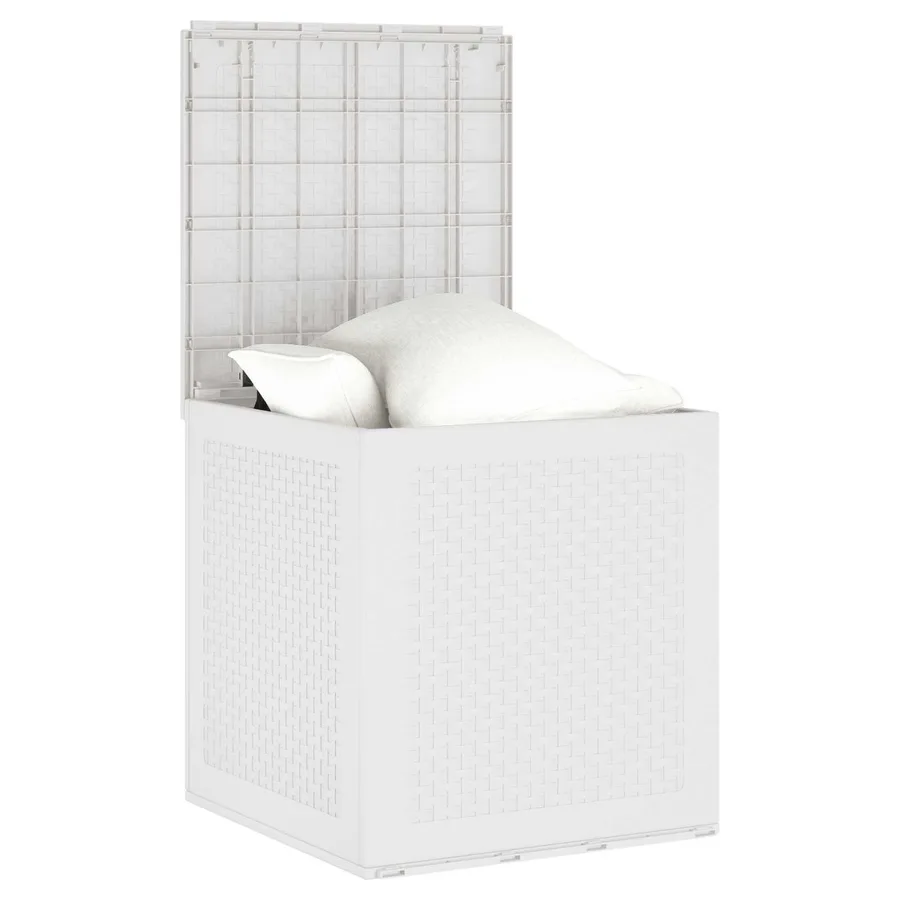 Boîte de rangement Blanc 55 x 53 x 57 cm Polypropylène - 2