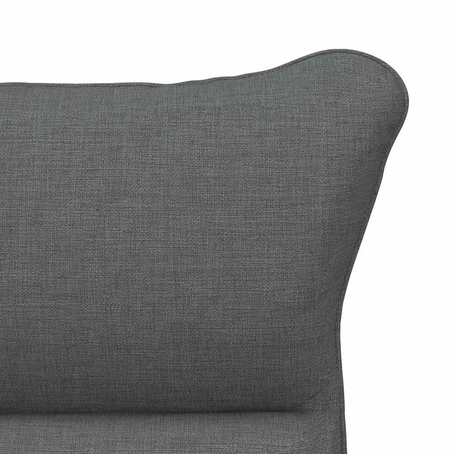 fauteuil Gris foncé 69 x 74 x 93 cm Tissu et Contreplaqué - 7