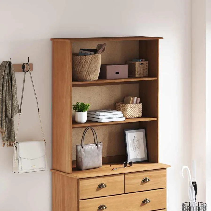 Hutch ASKIM 91 x 30 x 104 cm Bois de pin massif - 3