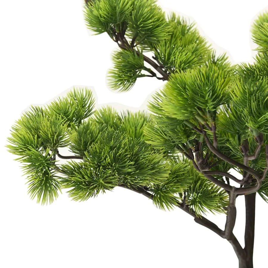 Bonsaï de pin artificiel avec pot 60 cm Vert - 4