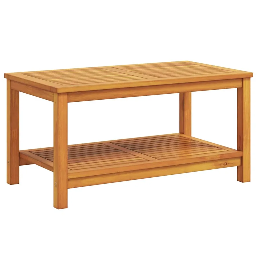 Table d'appoint Huile Naturelle 90 x 50 x 45 cm - 2