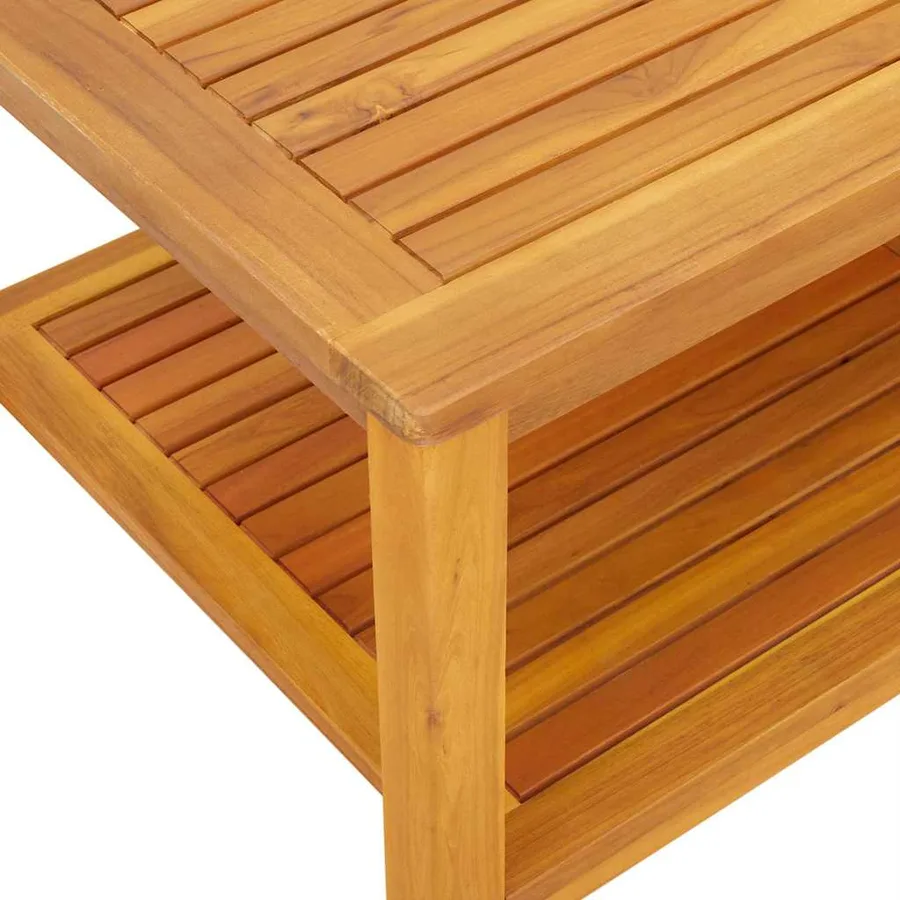 Table d'appoint Huile Naturelle 90 x 50 x 45 cm - 8