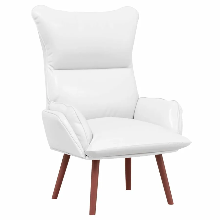 fauteuil Blanc 69 x 74 x 93 cm Simili cuir - 2