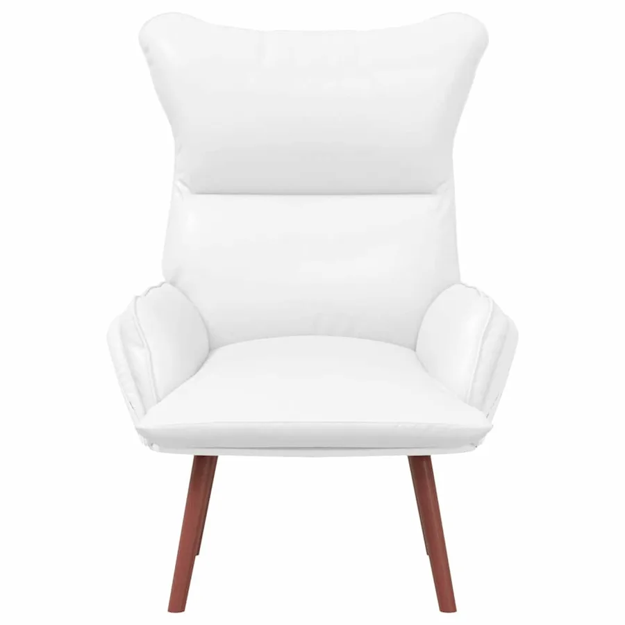 fauteuil Blanc 69 x 74 x 93 cm Simili cuir - 4