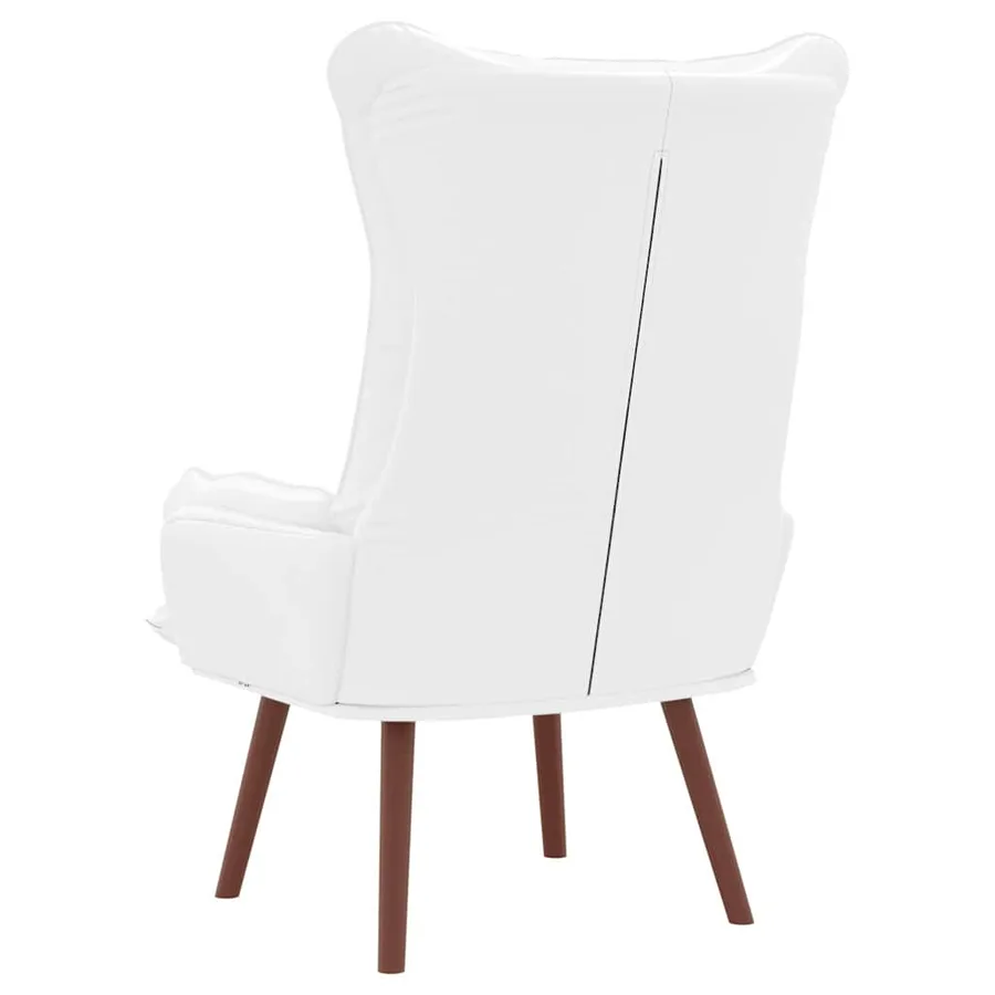 fauteuil Blanc 69 x 74 x 93 cm Simili cuir - 6