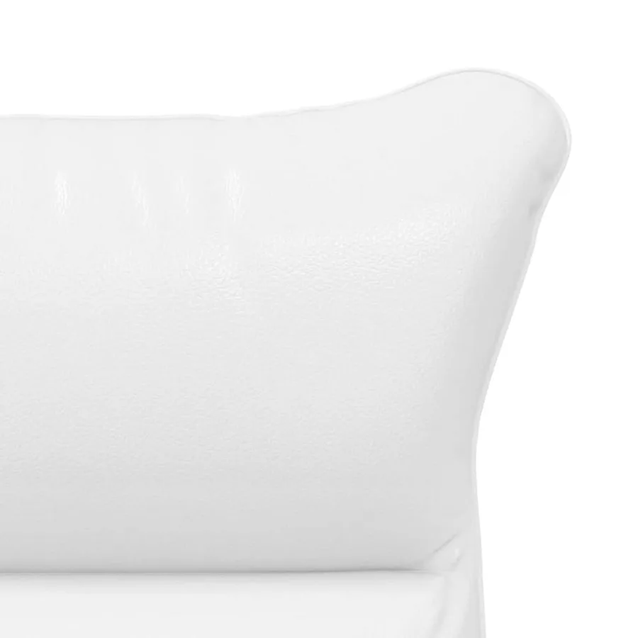 fauteuil Blanc 69 x 74 x 93 cm Simili cuir - 7