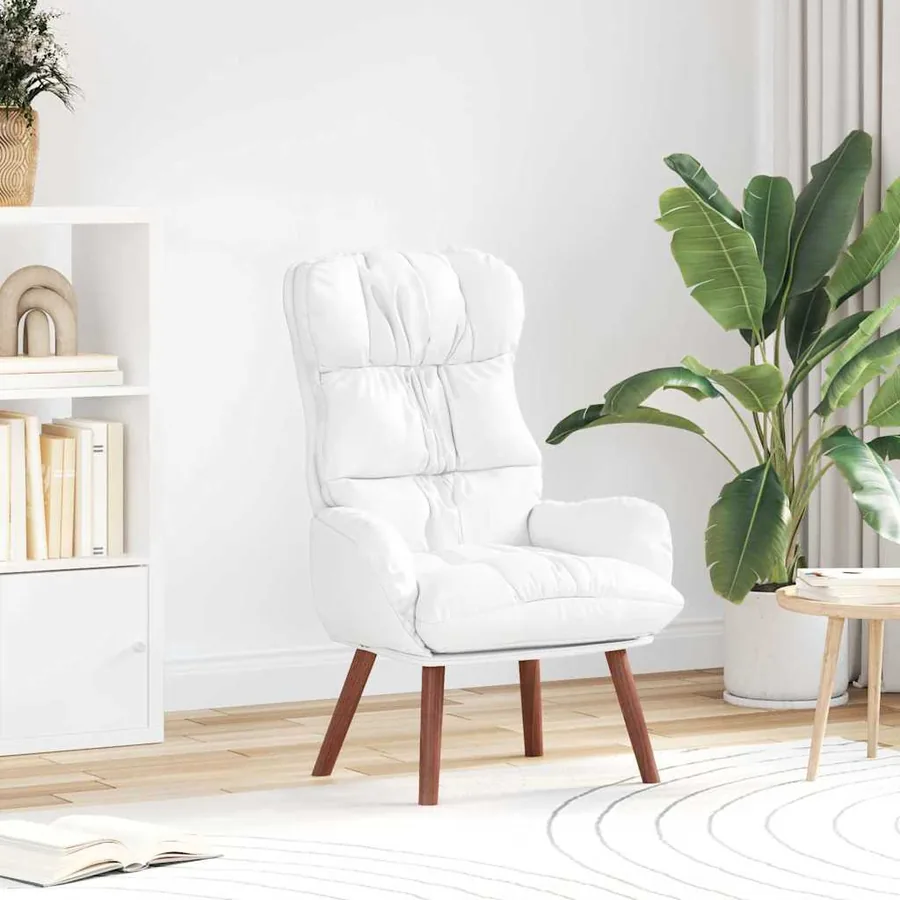 fauteuil Blanc 69 x 74 x 93 cm Simili cuir