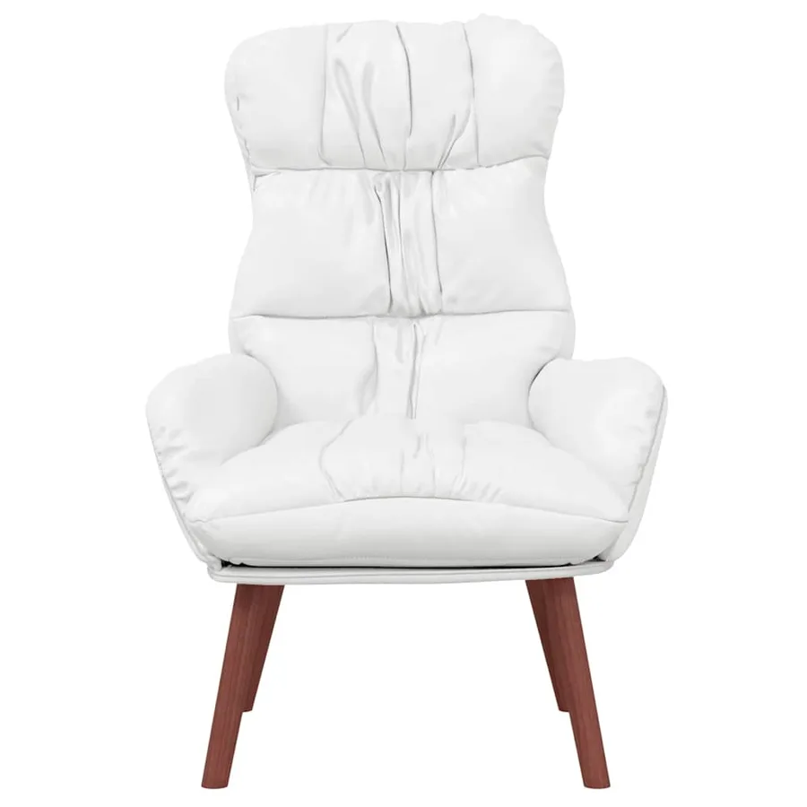 fauteuil Blanc 69 x 74 x 93 cm Simili cuir - 4