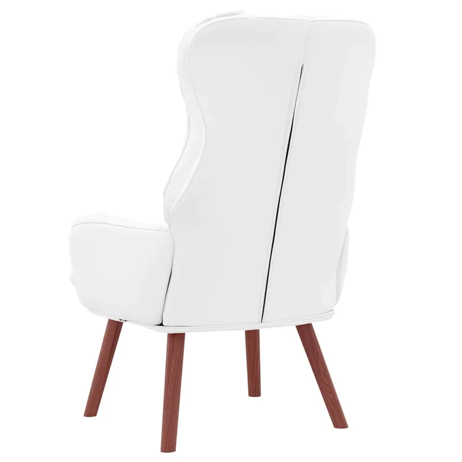 fauteuil Blanc 69 x 74 x 93 cm Simili cuir - 6