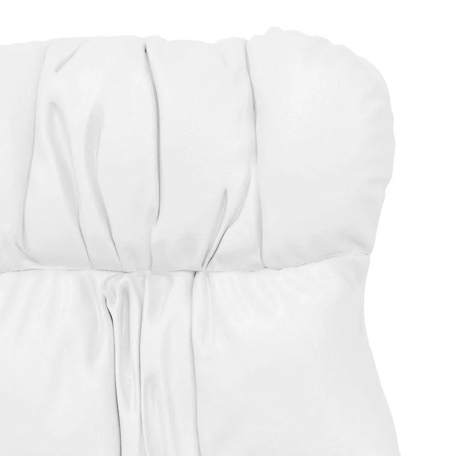 fauteuil Blanc 69 x 74 x 93 cm Simili cuir - 7
