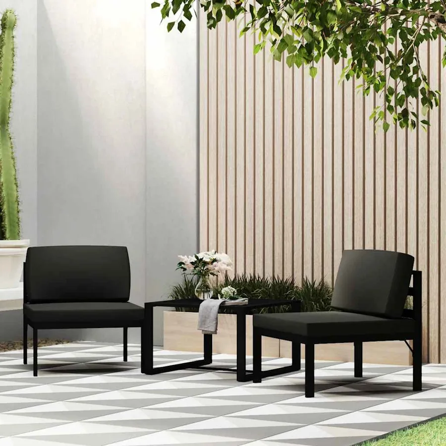 Table basse Aluminium Anthracite