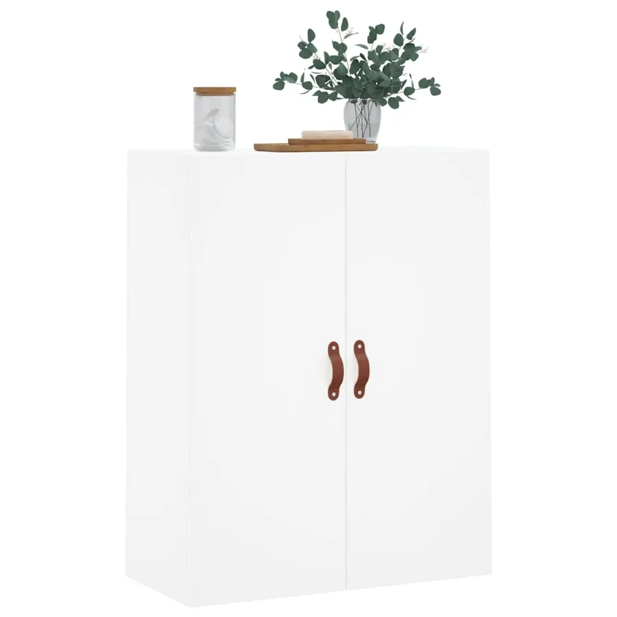 Armoire murale blanc 69,5x34x90 cm - 4