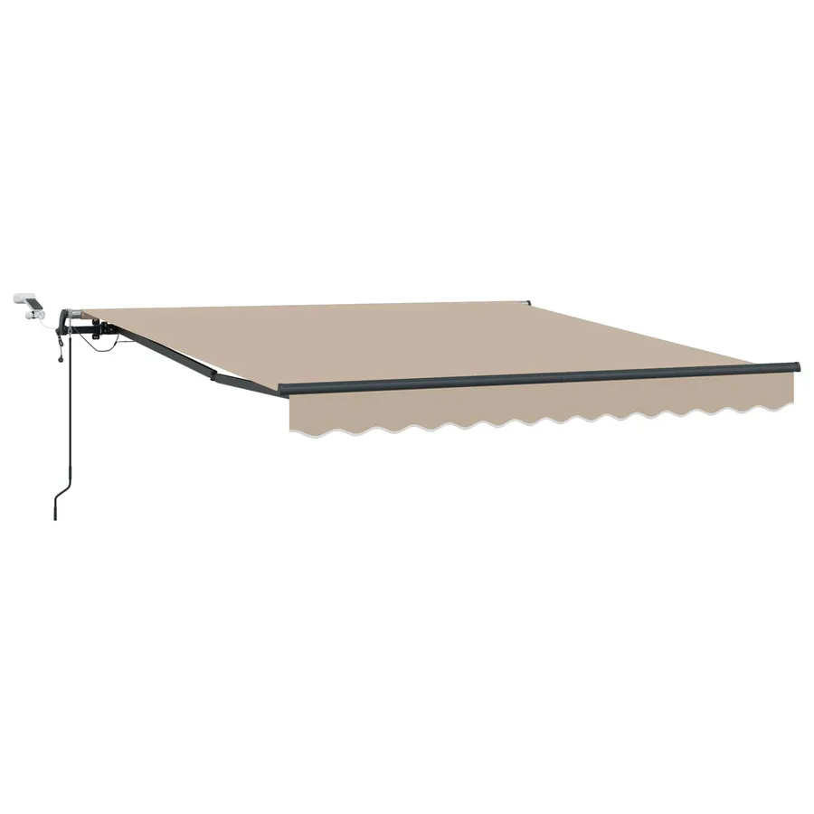 Auvent rétractable Beige 350 x 250 cm Polyester - 2