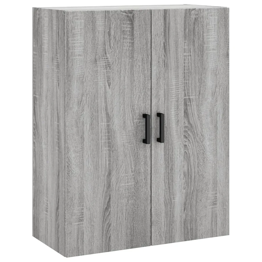 Buffet haut Sonoma gris 69,5x34x180 cm Bois d'ingénierie - 5
