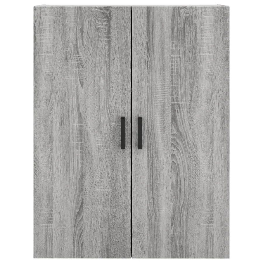 Buffet haut Sonoma gris 69,5x34x180 cm Bois d'ingénierie - 6