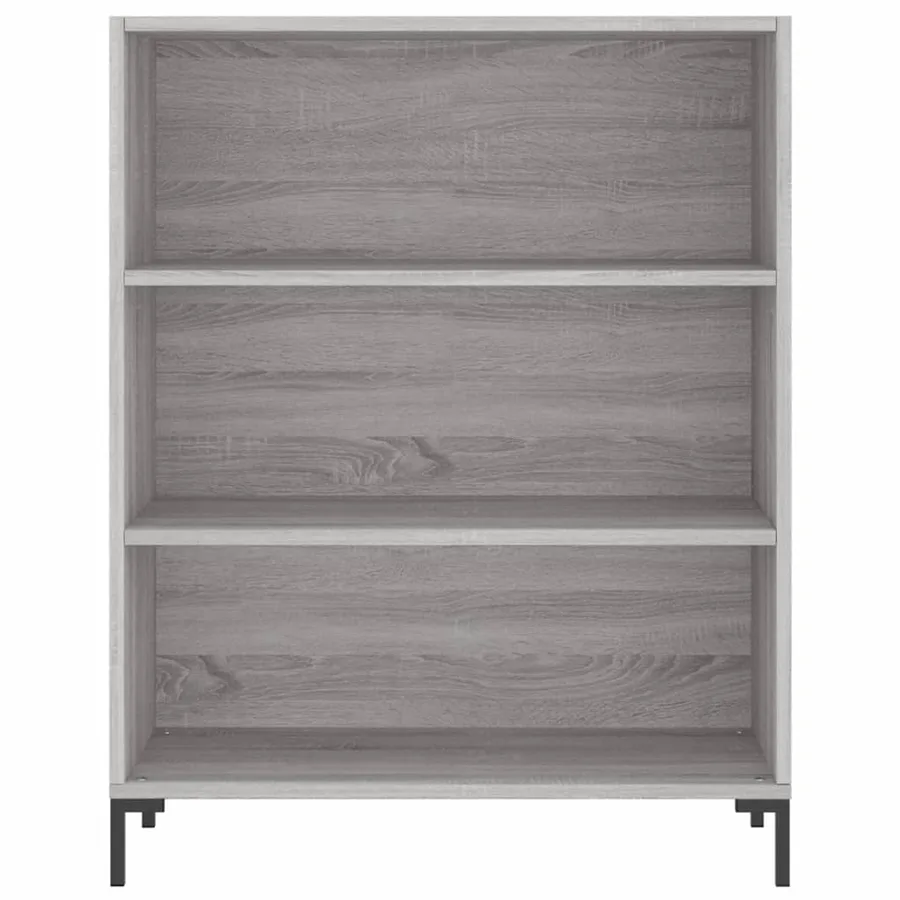 Buffet haut Sonoma gris 69,5x34x180 cm Bois d'ingénierie - 8