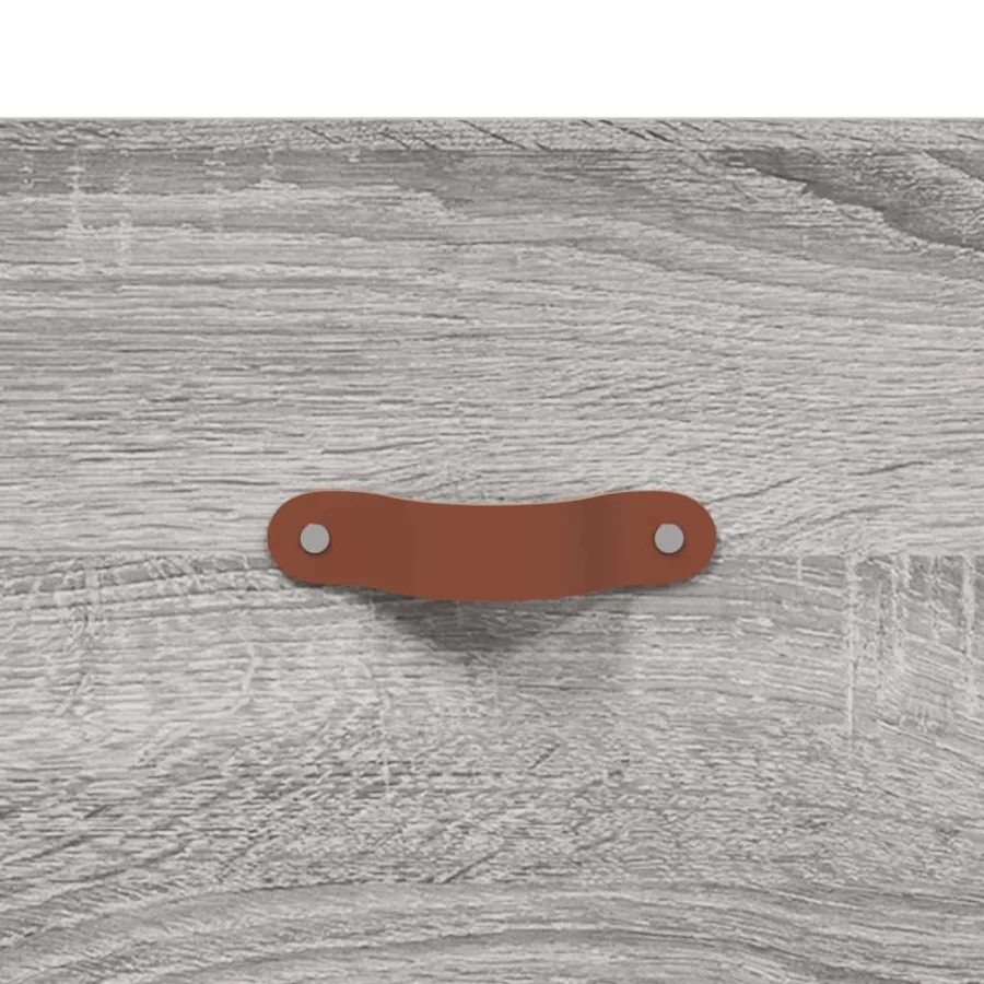 Buffet haut Sonoma gris 69,5x34x180 cm Bois d'ingénierie - 9