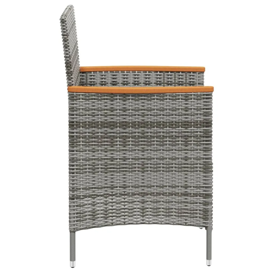 Ensemble à manger d'extérieur 11 pcs coussins Résine tressée - 6