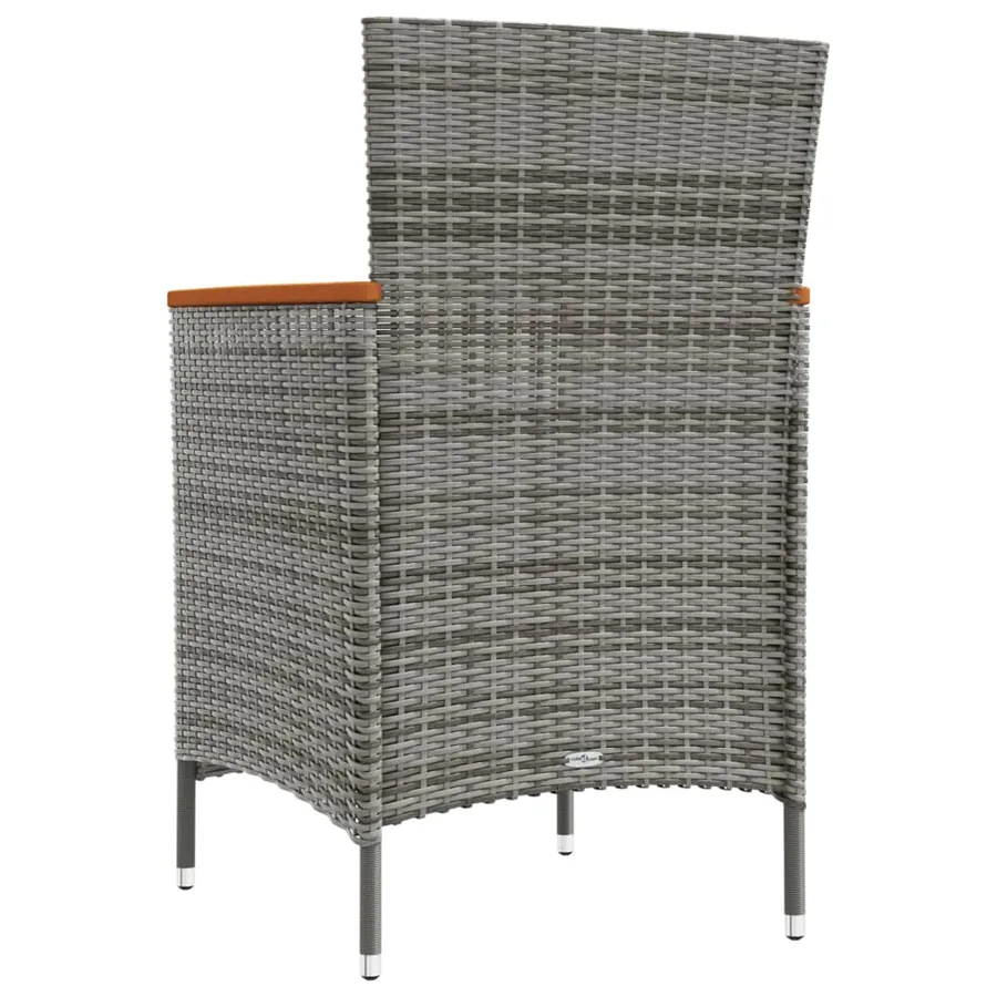 Ensemble à manger d'extérieur 11 pcs coussins Résine tressée - 7