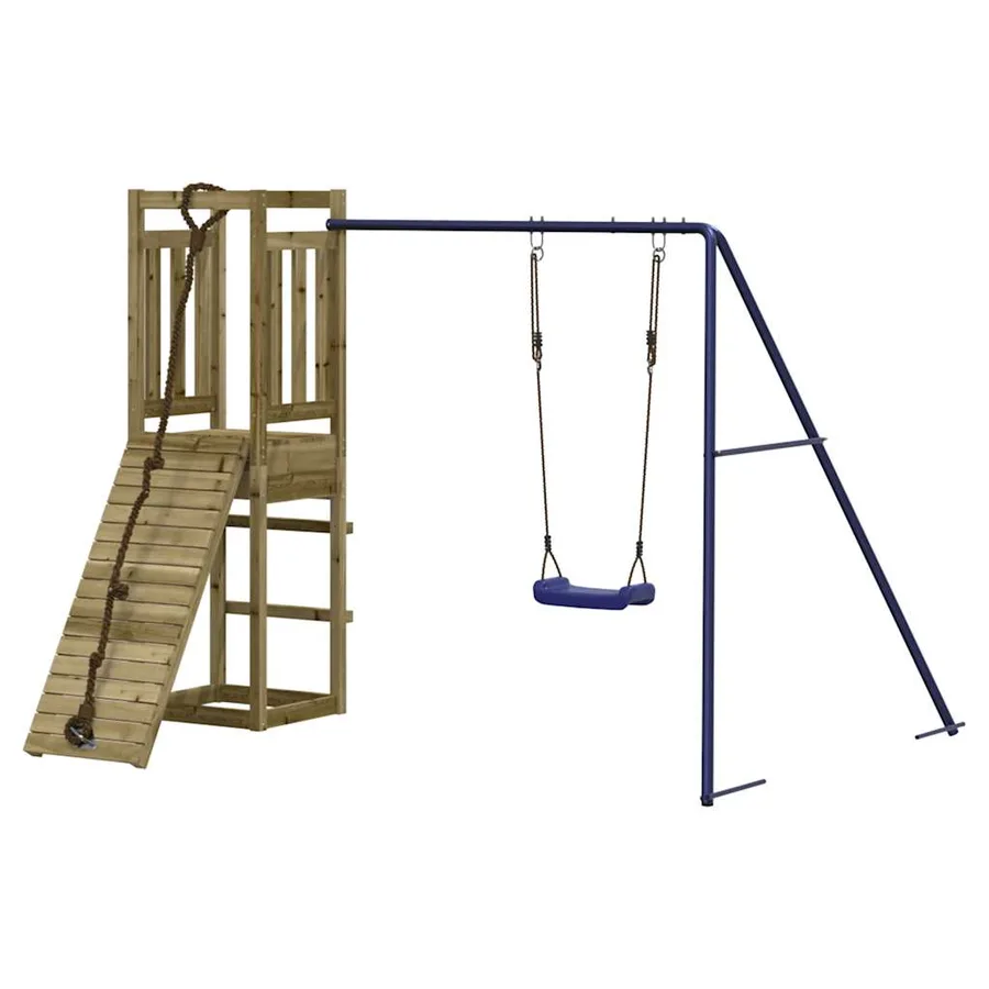 Aire de jeux d'extérieur bois de pin imprégné - 3
