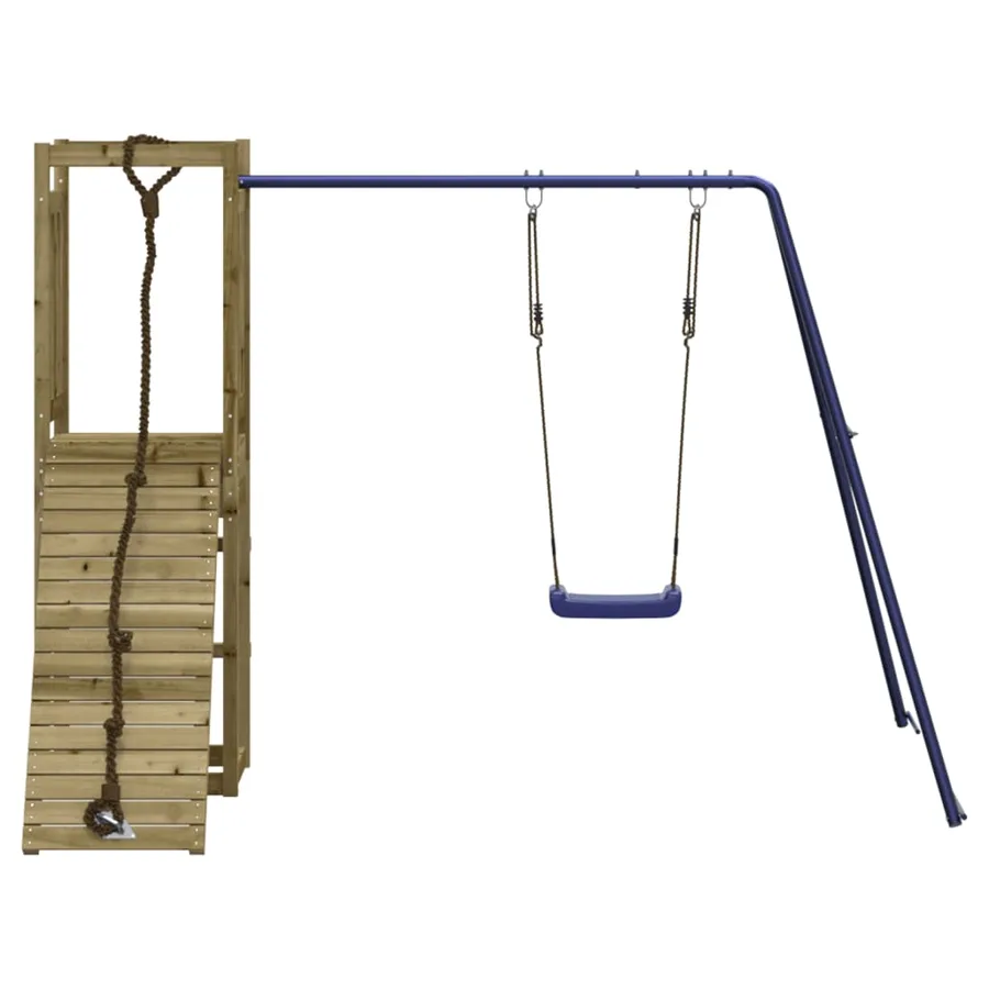 Aire de jeux d'extérieur bois de pin imprégné - 4