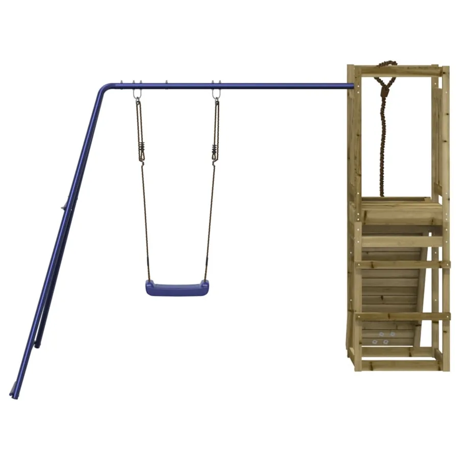 Aire de jeux d'extérieur bois de pin imprégné - 7