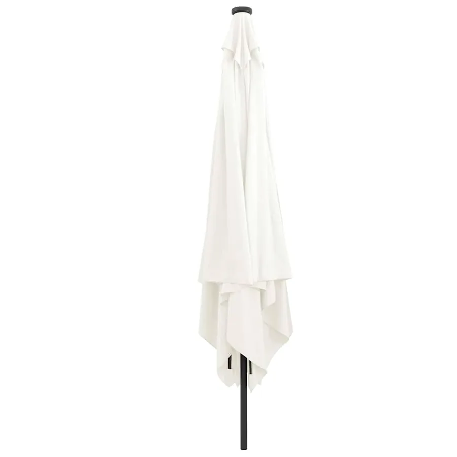 Parasol de jardin Sable 295 x 295 x 245 cm Polyester et Acier - 2