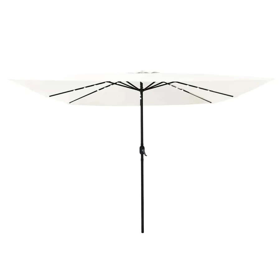 Parasol de jardin Sable 295 x 295 x 245 cm Polyester et Acier - 3
