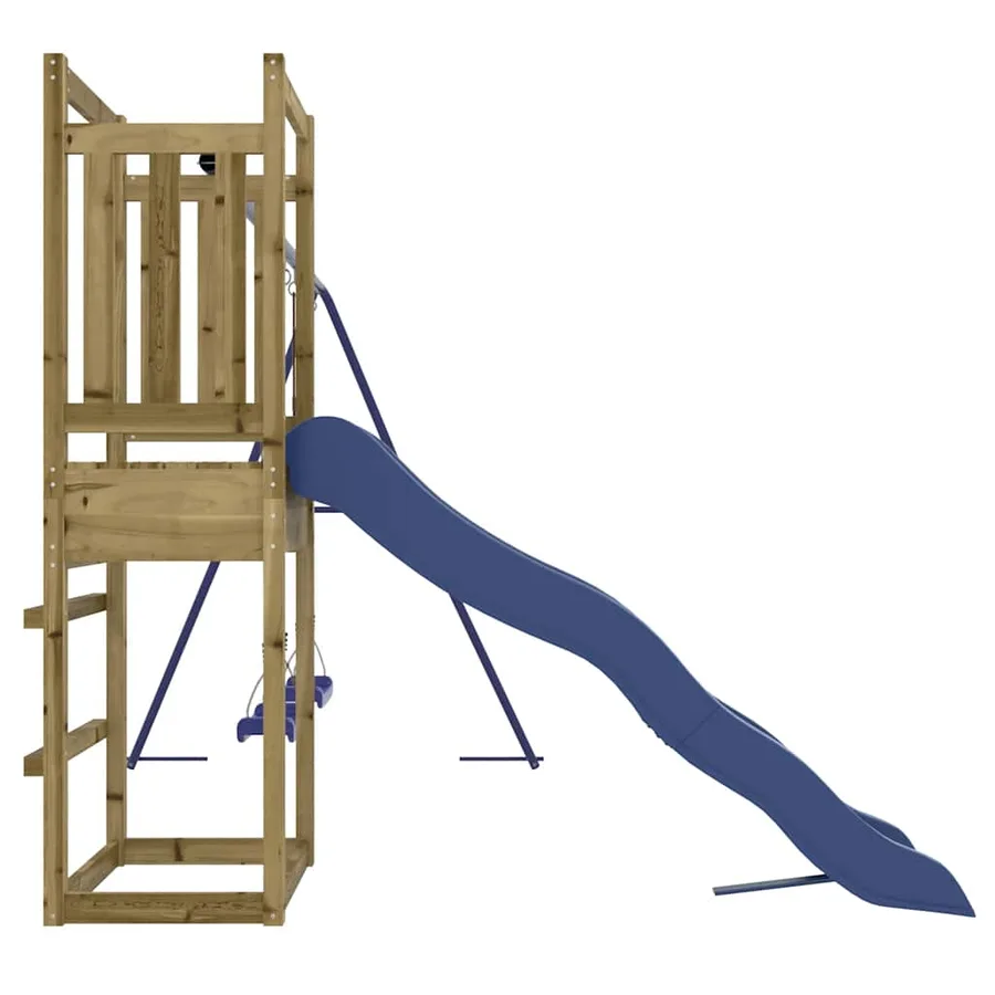 Aire de jeux d'extérieur bois de pin imprégné - 5