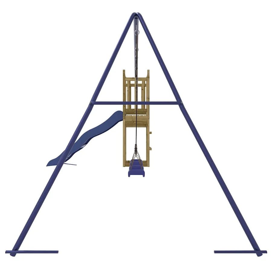 Aire de jeux d'extérieur bois de pin imprégné - 6