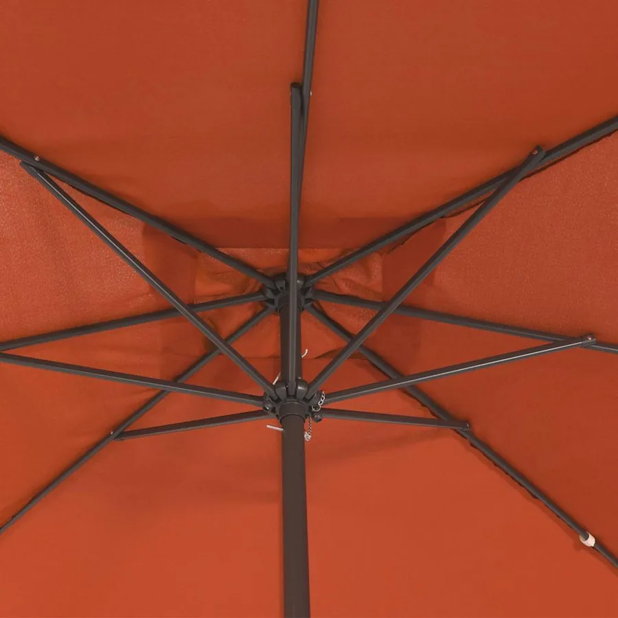 Parasol de jardin Terre cuite 295 x 295 x 245 cm - 4